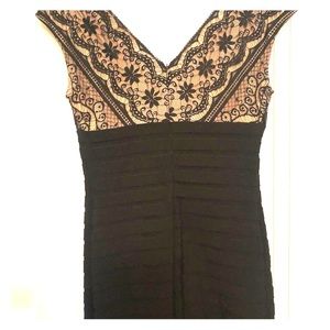 Lace and black dress